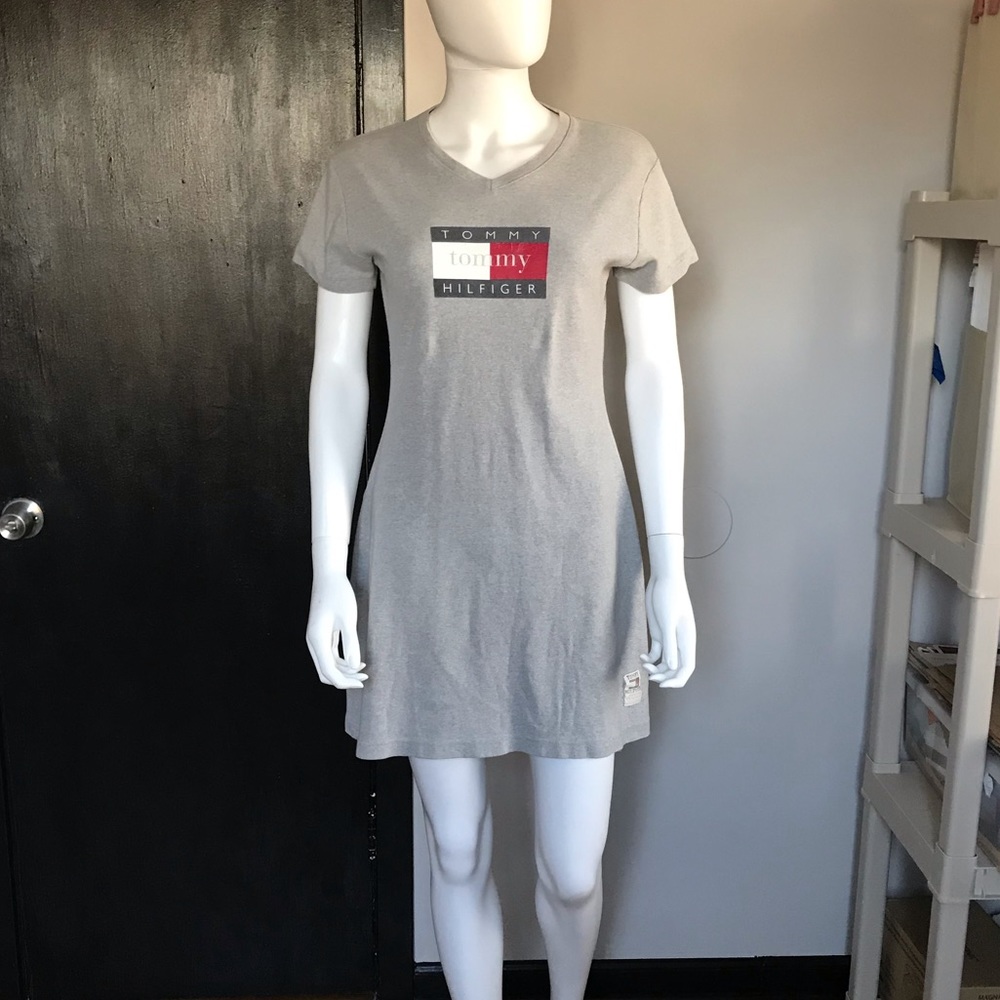 Tommy Hilfiger Vintage 90’s Logo Shirt Dress